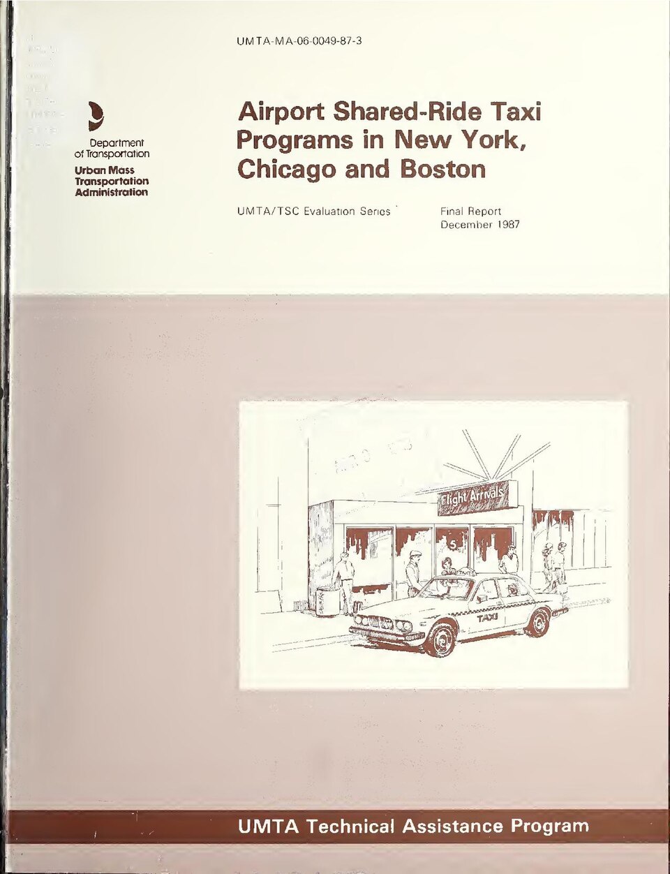 Cover title 
 "UMTA Technical Assistance Program." 
 "UMTA-MA-06-0049-87-3." 
 Performing organization: Comsis Corporation for UMTA's Office of Technical Assistance under contract 